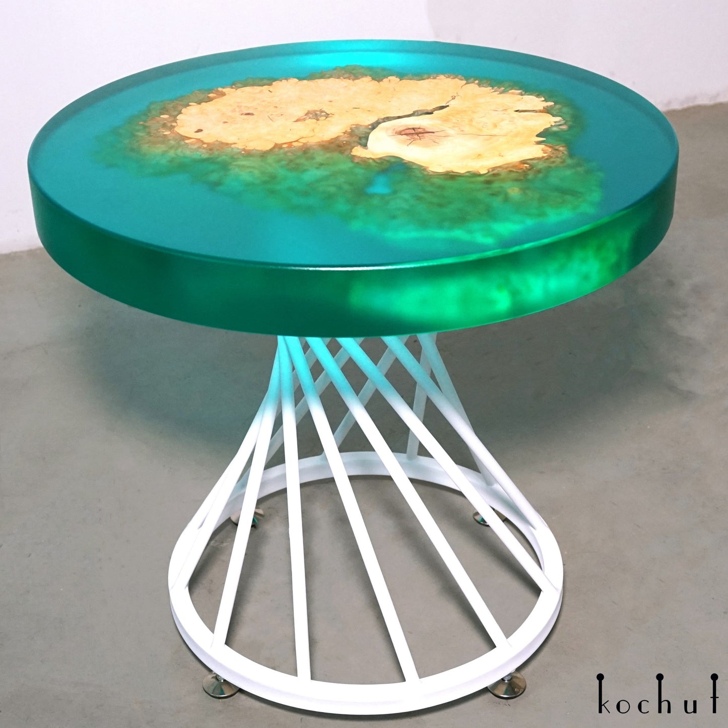 Sansibar – Couchtisch aus Holz und Epoxidharz