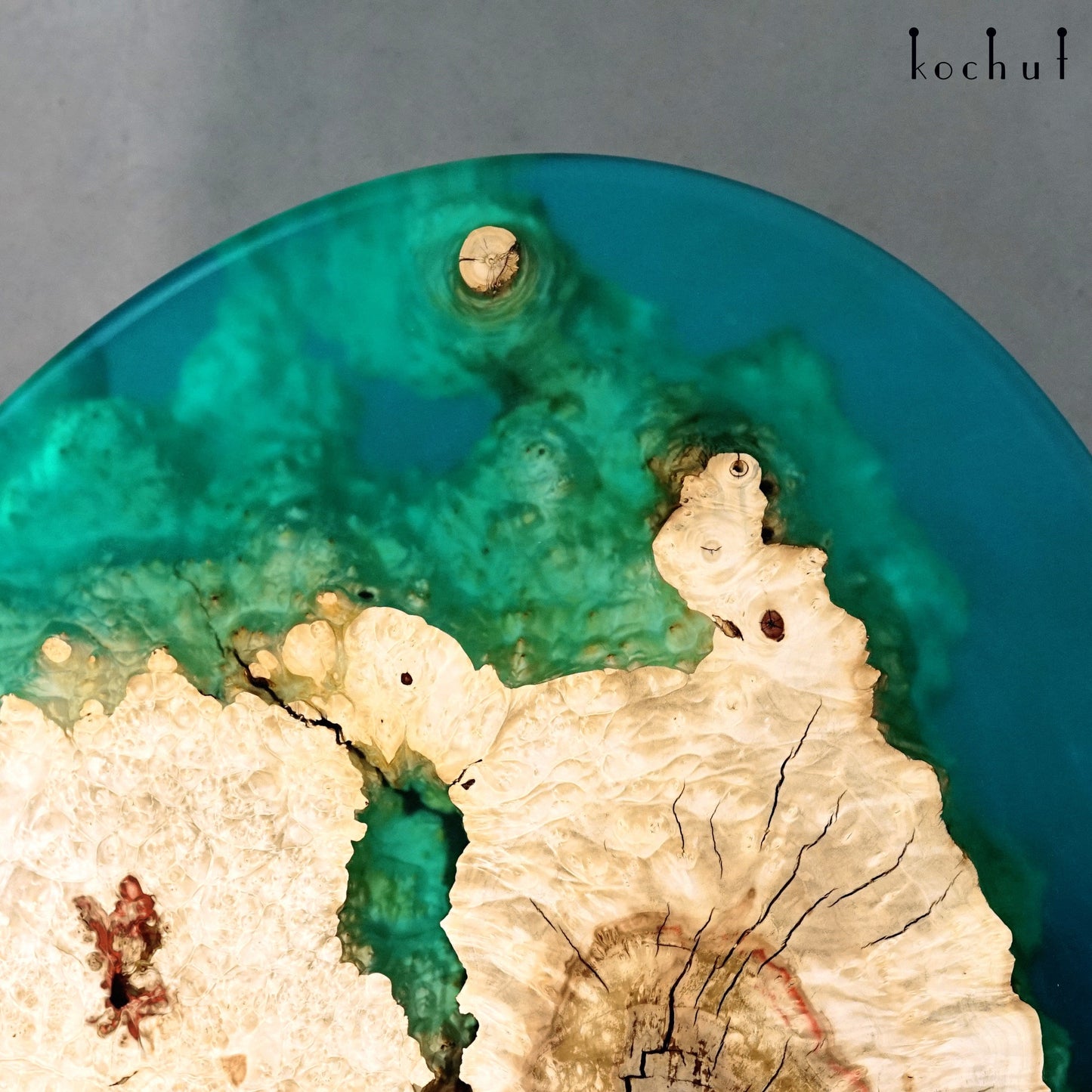 Malachit-Konstellation — Couchtisch