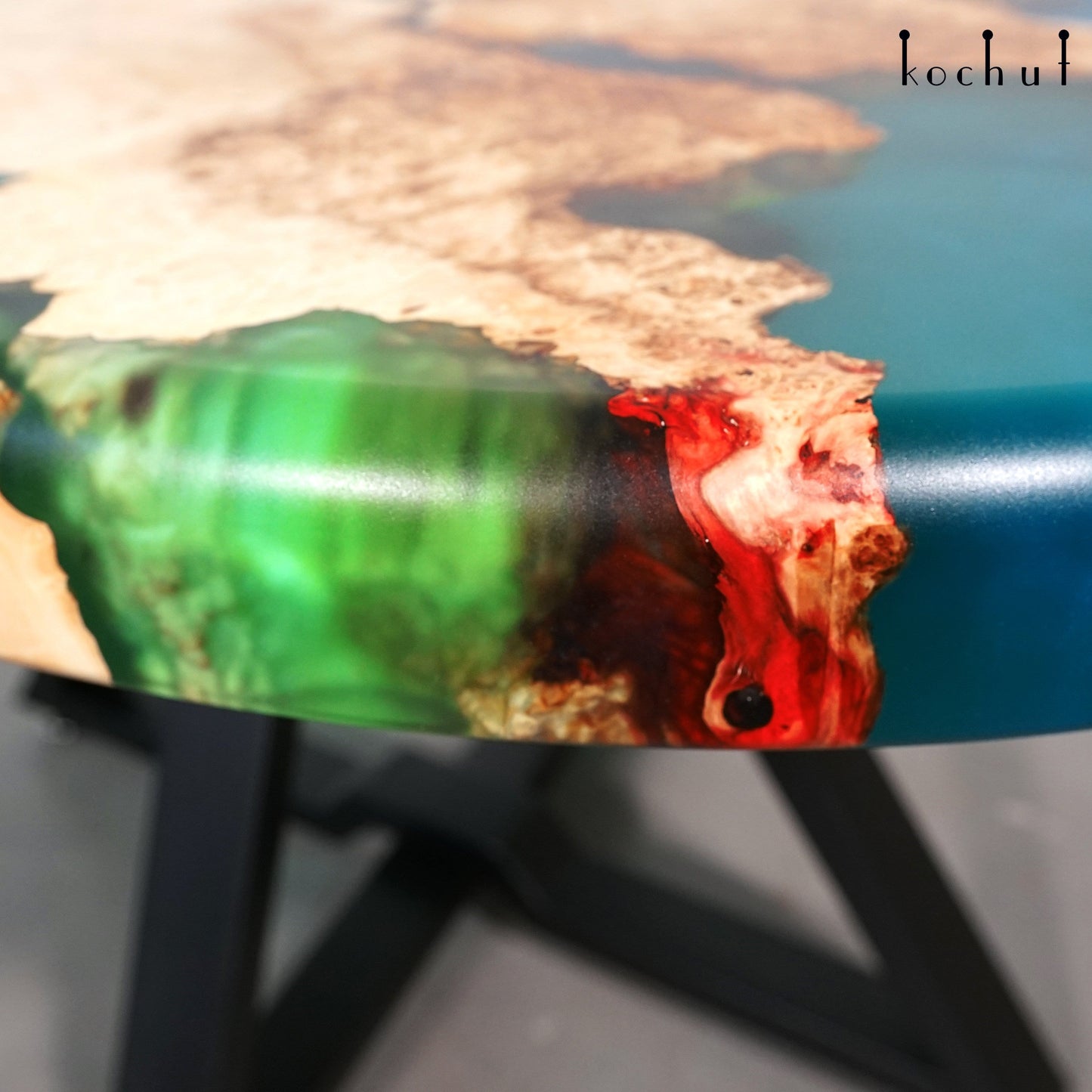 Malachit-Konstellation — Couchtisch