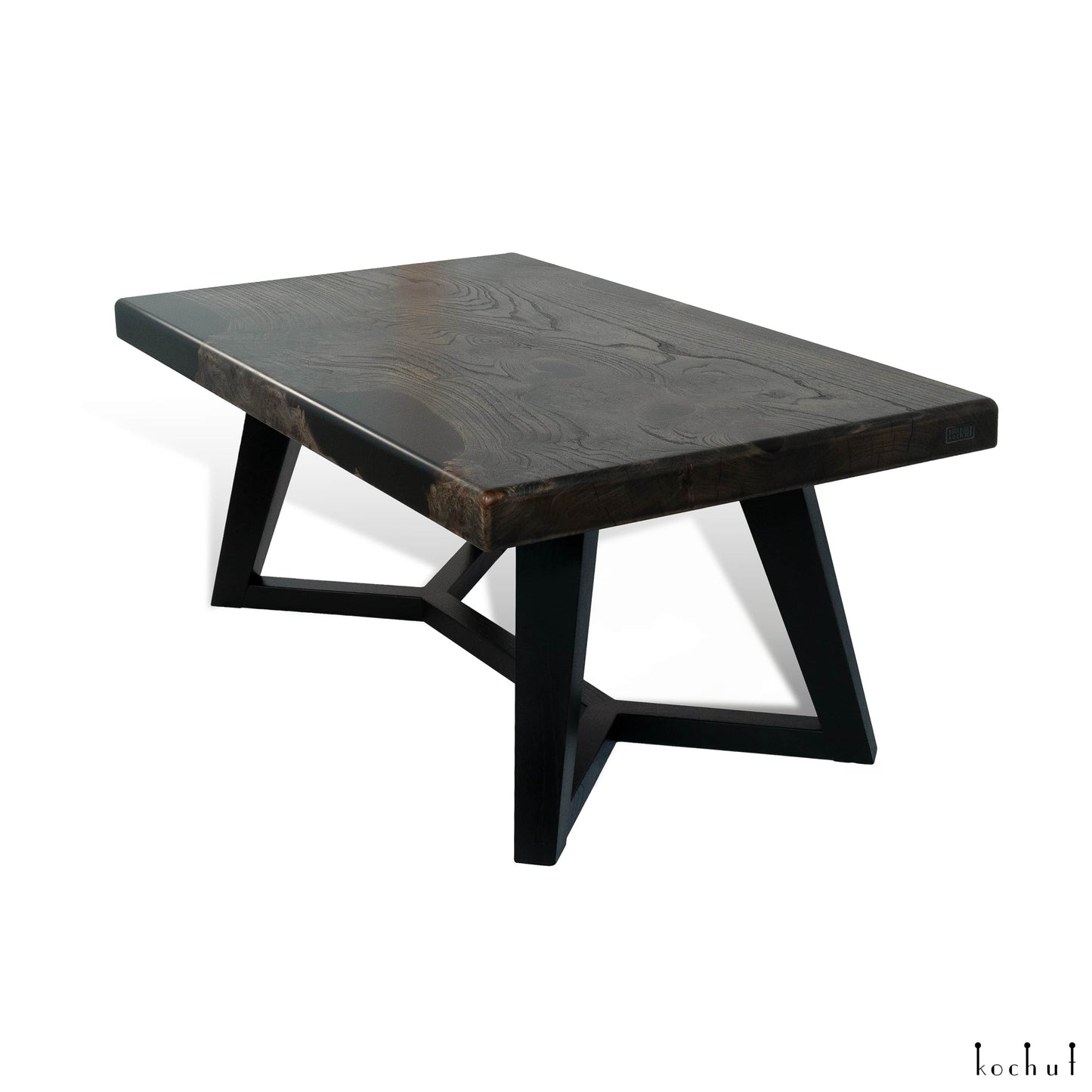 Condor — Holz- und Epoxidharz-Couchtisch
