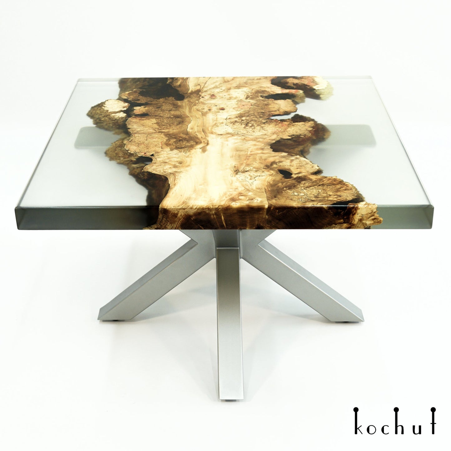 Soulwood — Holz- und Epoxidharz-Couchtisch