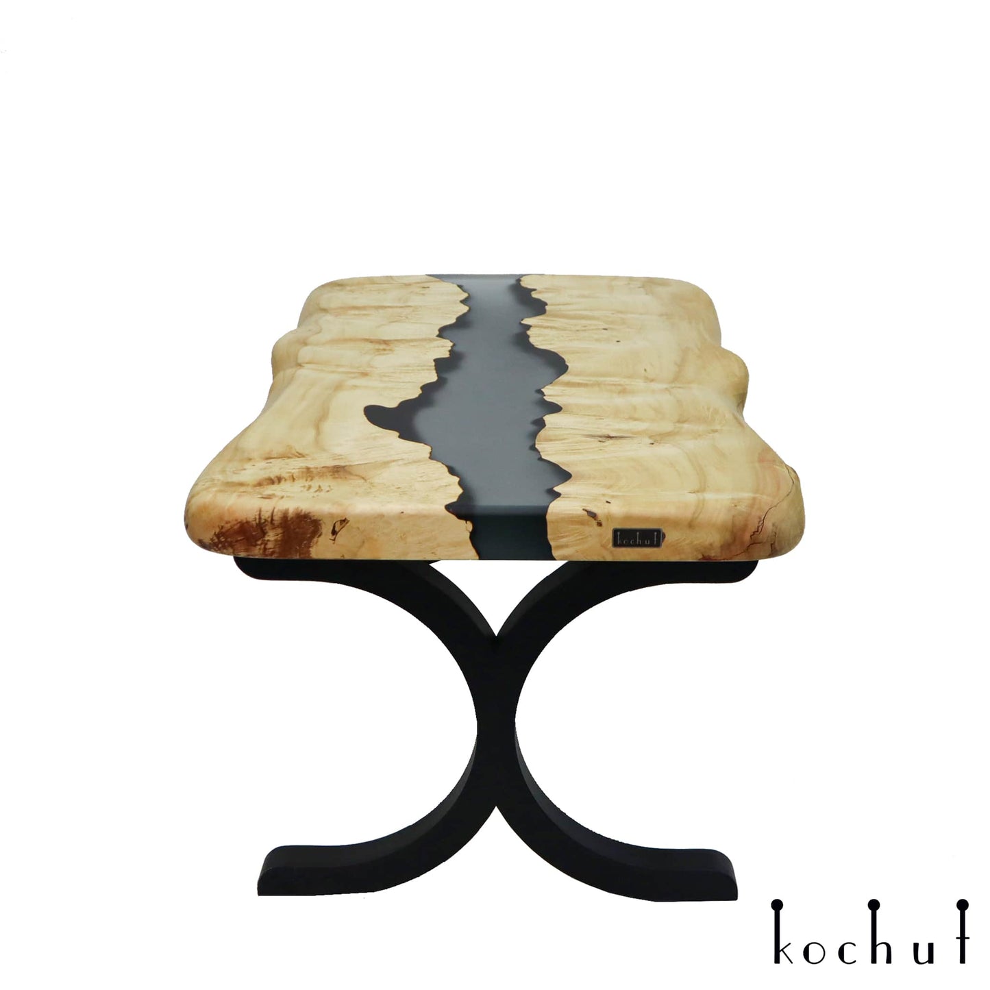 Grace — Holz- und Epoxidharz-Couchtisch