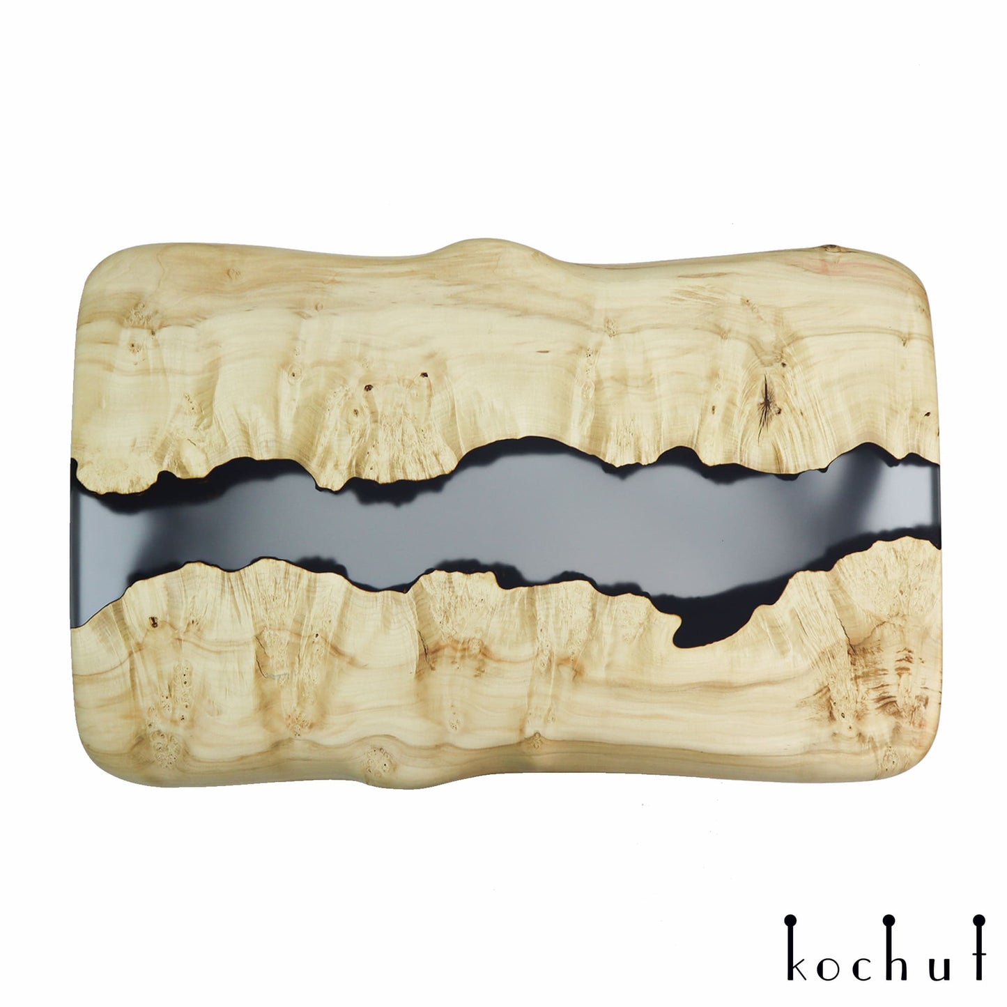 Grace — Holz- und Epoxidharz-Couchtisch