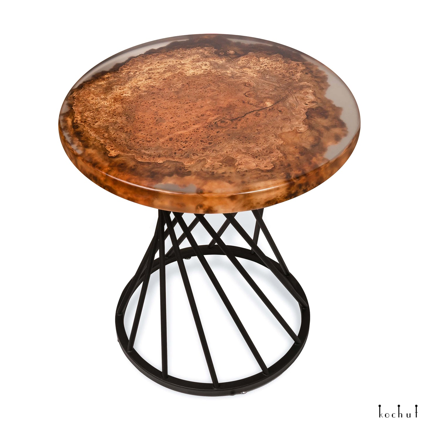 Ararat — Holz- und Epoxidharz-Couchtisch