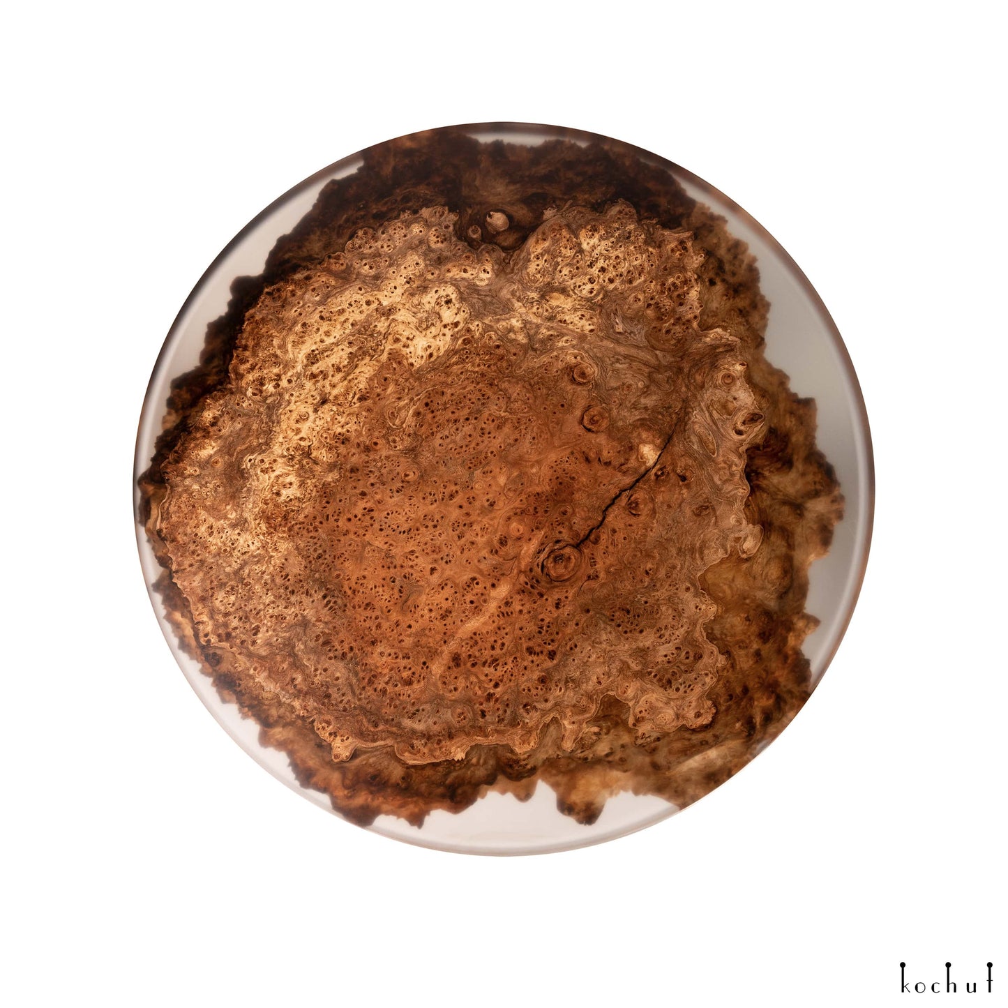 Ararat — Holz- und Epoxidharz-Couchtisch
