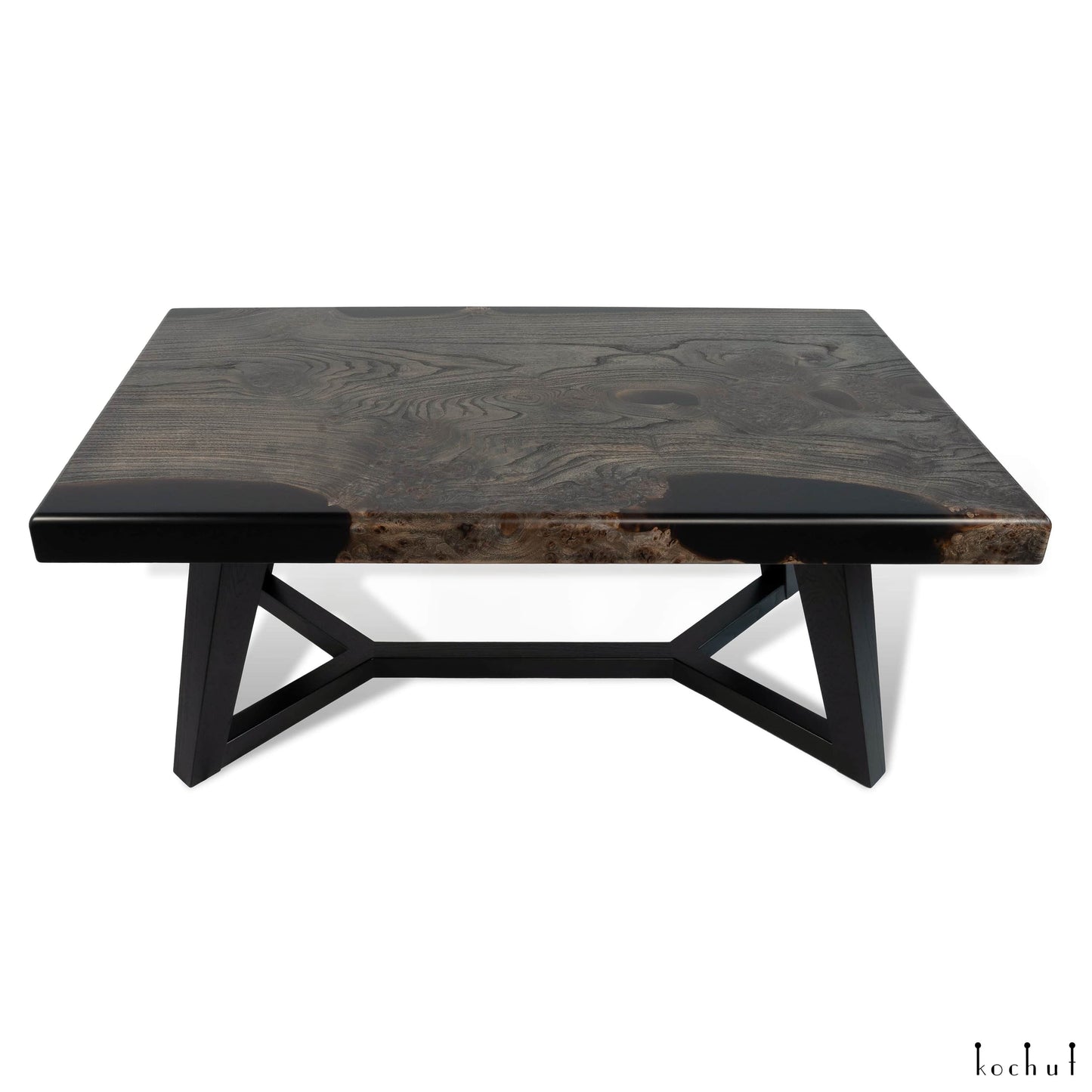 Condor — Holz- und Epoxidharz-Couchtisch