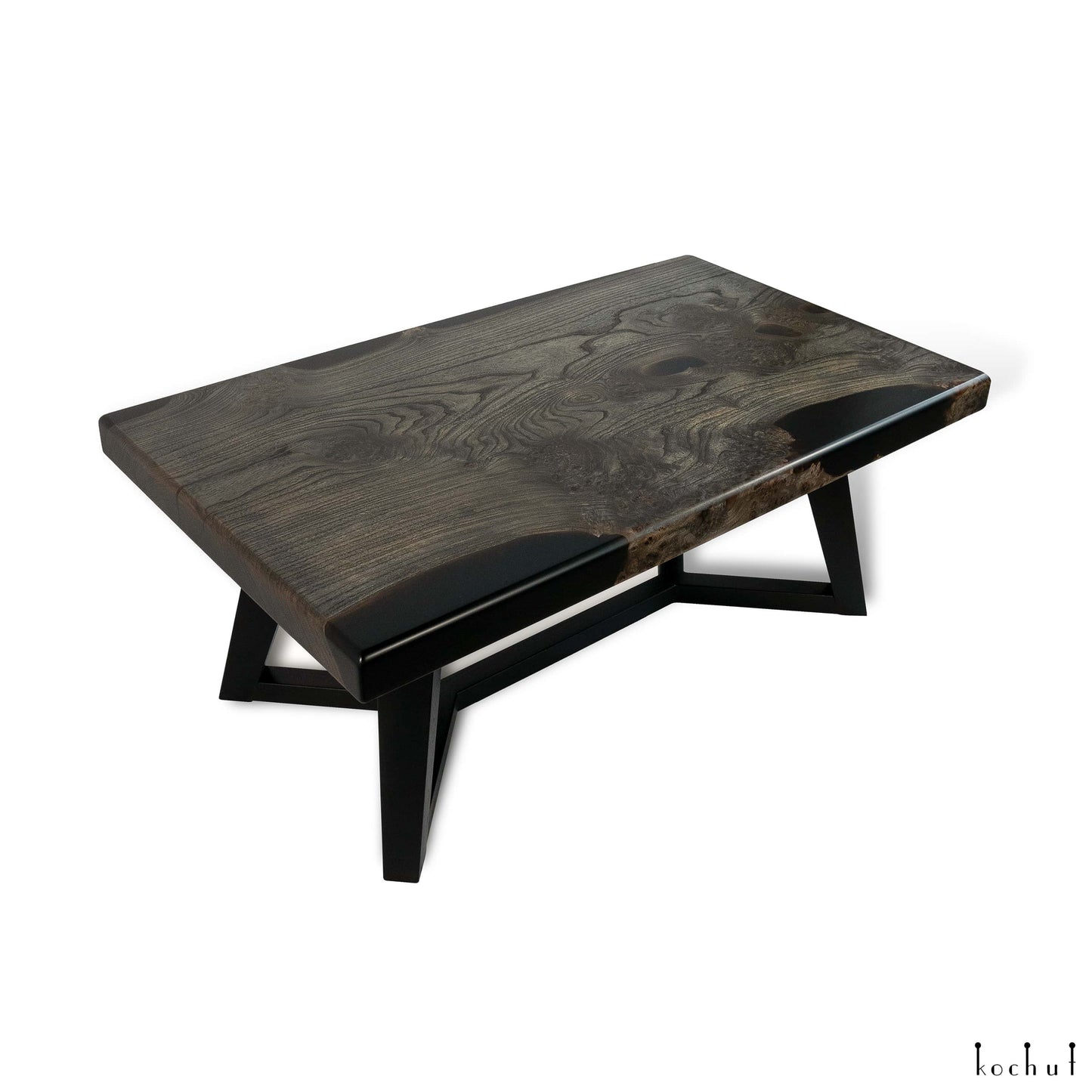 Condor — Holz- und Epoxidharz-Couchtisch