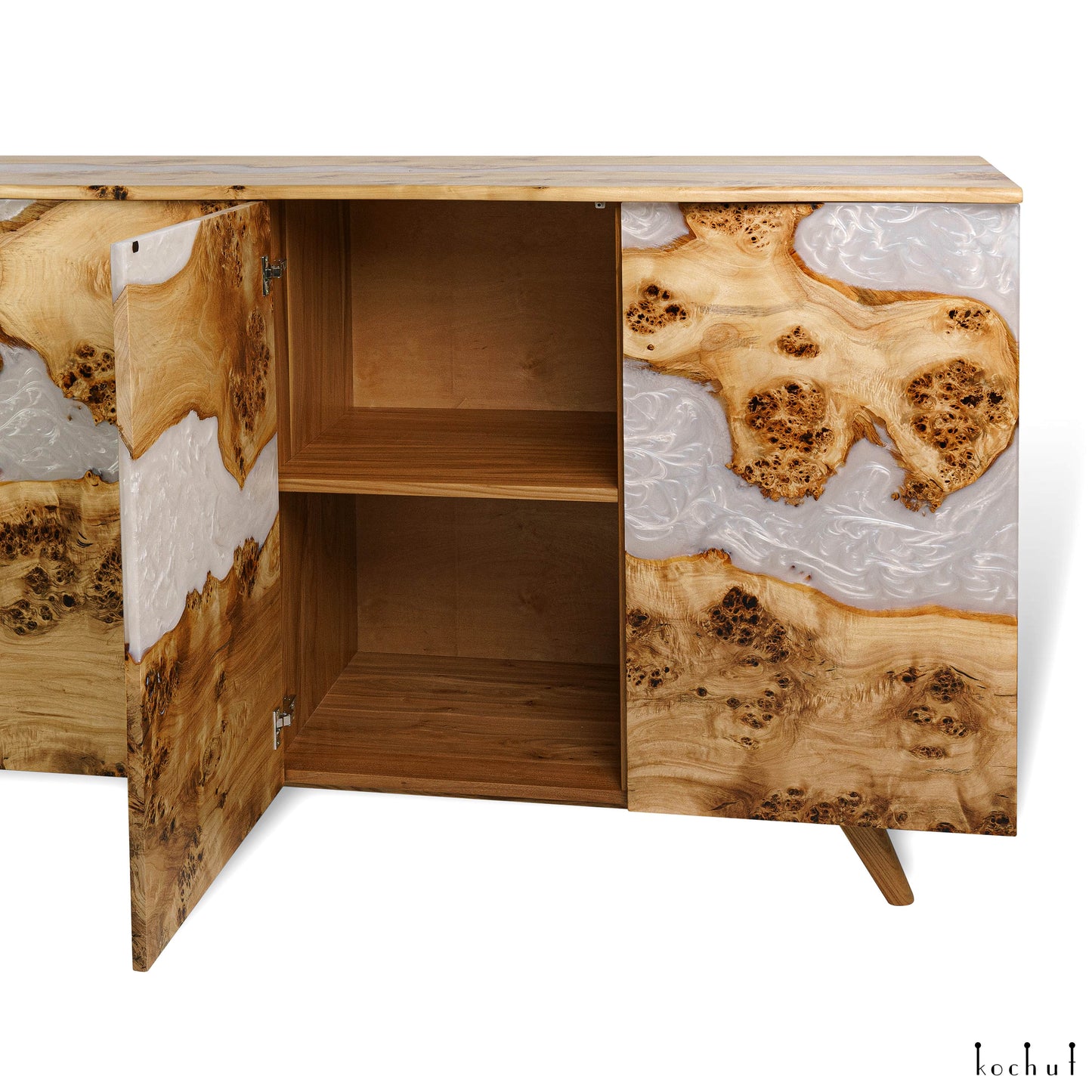 Artemis — Holz- und Epoxidharz-Schrank