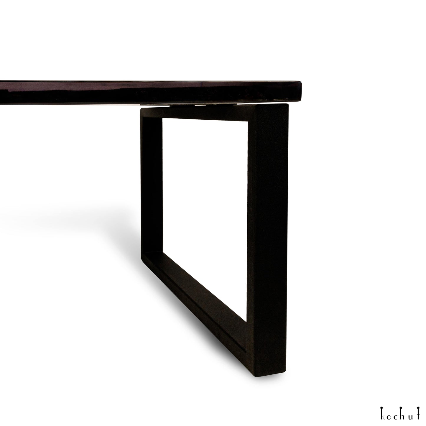 Asterro — Holz- und Epoxidharz-Couchtisch