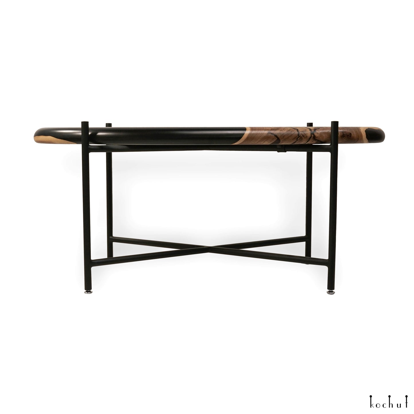 Calvia — Holz- und Epoxidharz-Couchtisch