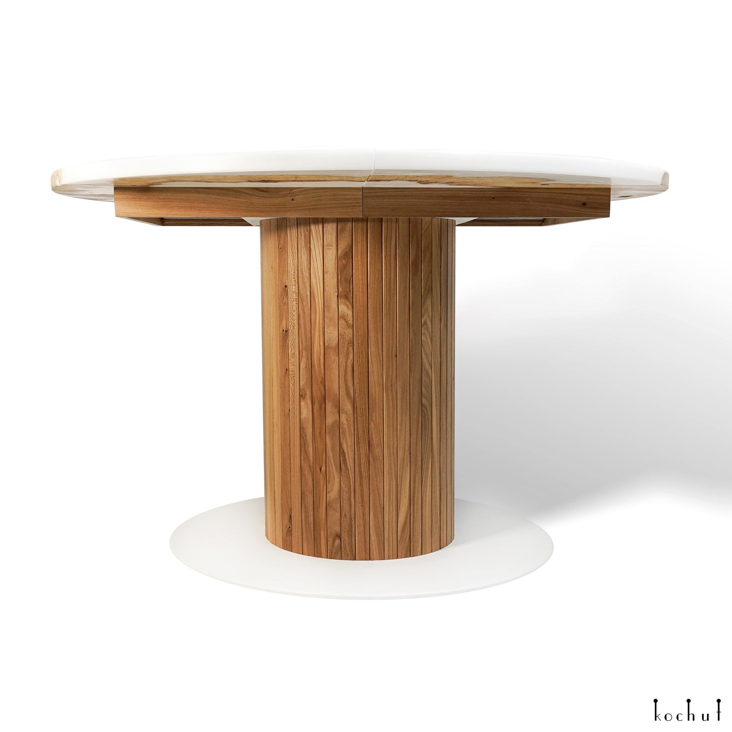 Olvia — Holz- und Epoxidharz-Falttisch für den Essbereich