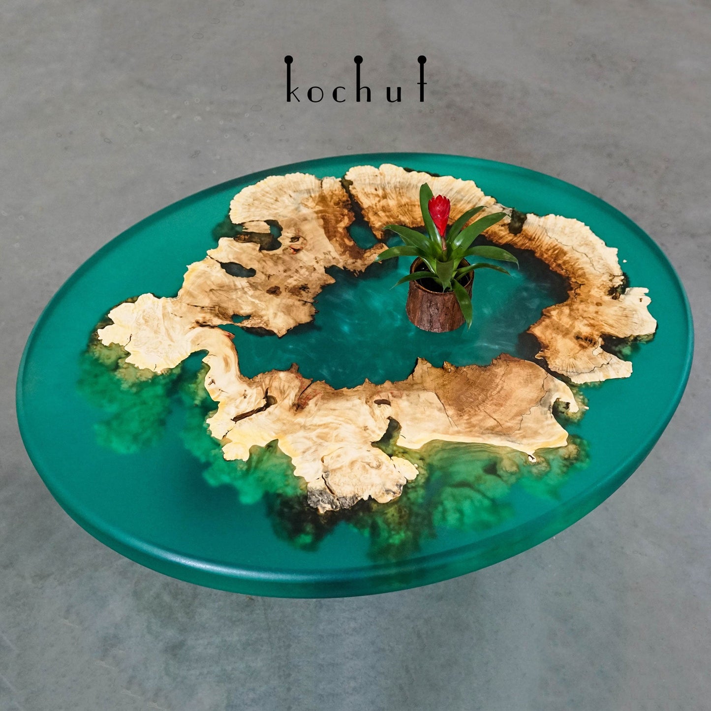 Malachit-Konstellation — Couchtisch