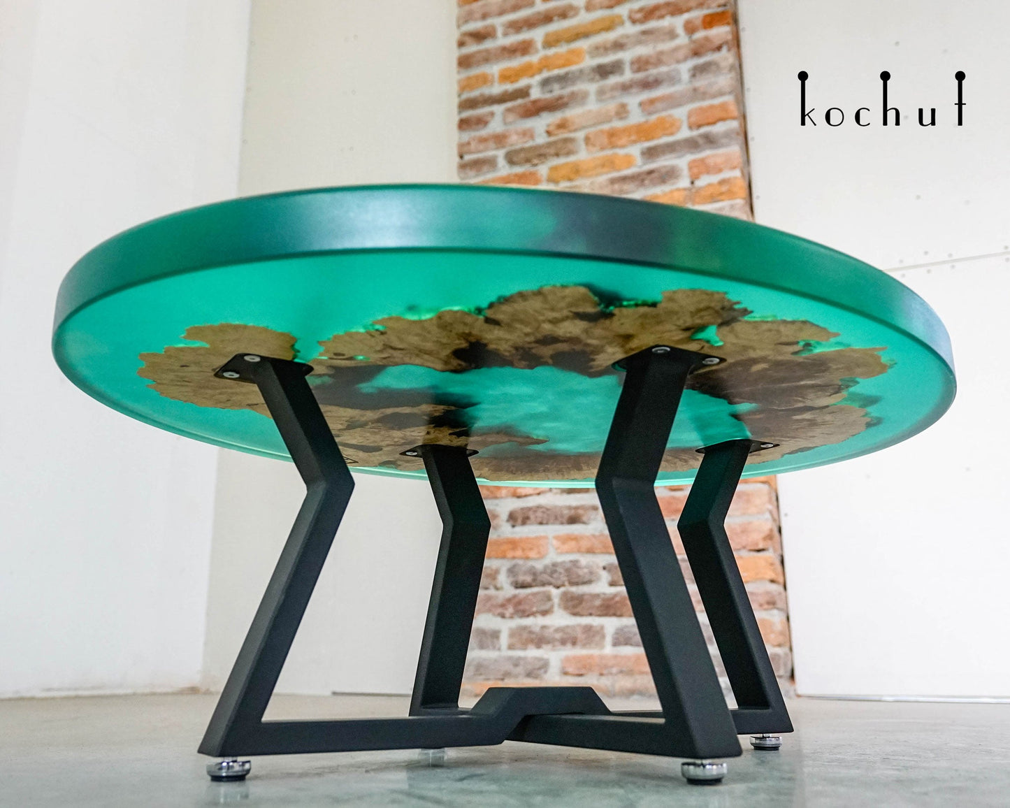 Malachit-Konstellation — Couchtisch