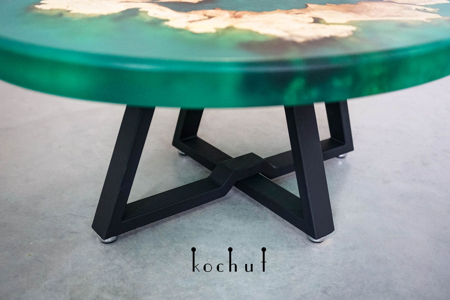 Malachit-Konstellation — Couchtisch