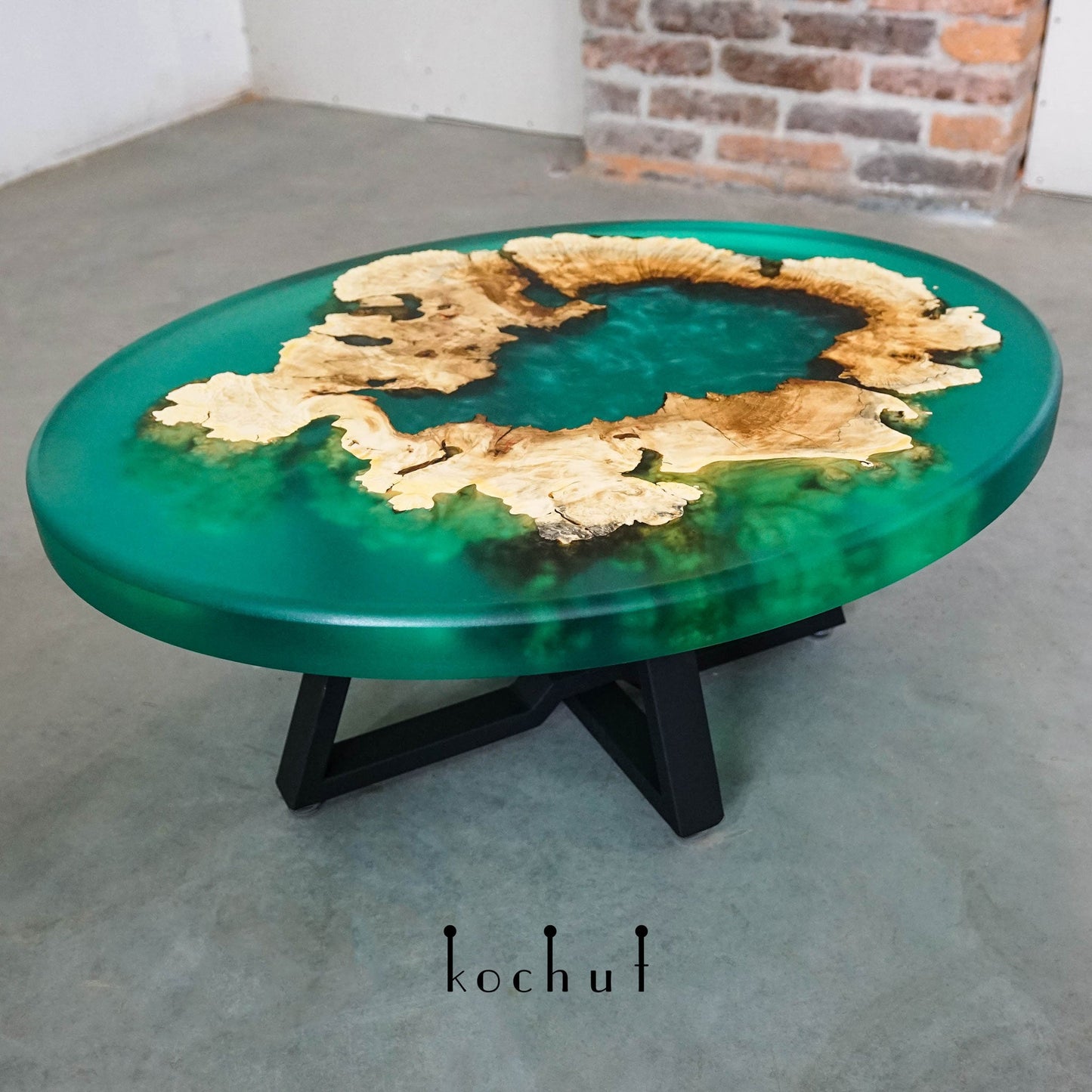 Malachit-Konstellation — Couchtisch