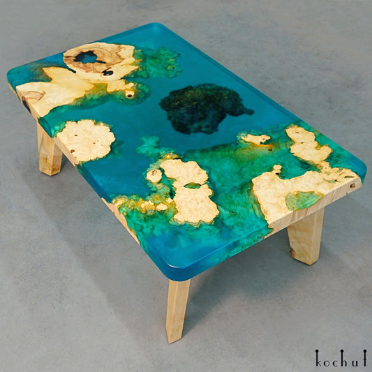 Hawaii – Couchtisch aus Holz und Epoxidharz