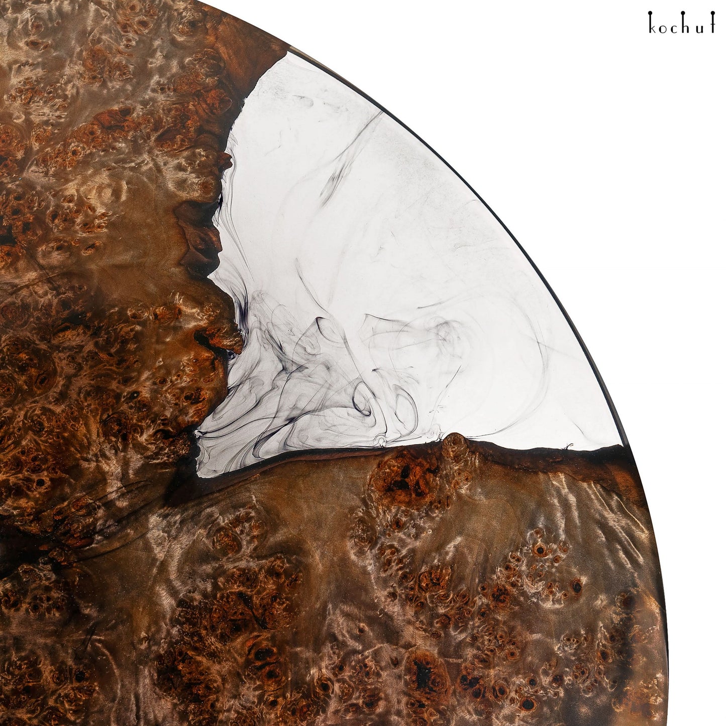 Molfaria – Couchtisch aus Holz und Epoxidharz