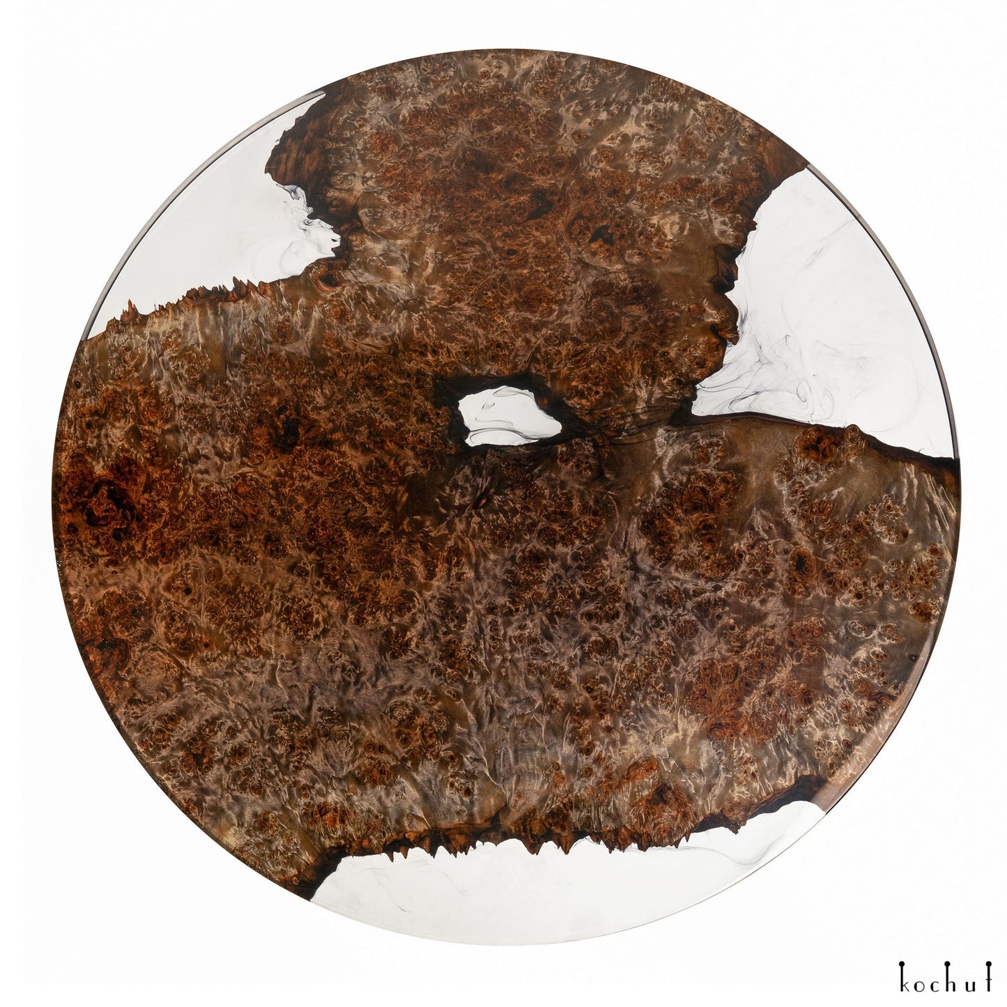Molfaria – Couchtisch aus Holz und Epoxidharz