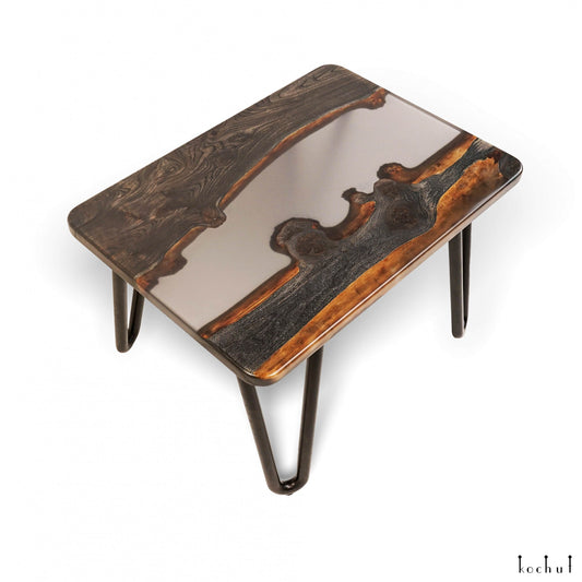 Luxor – Couchtisch aus Holz und Epoxidharz