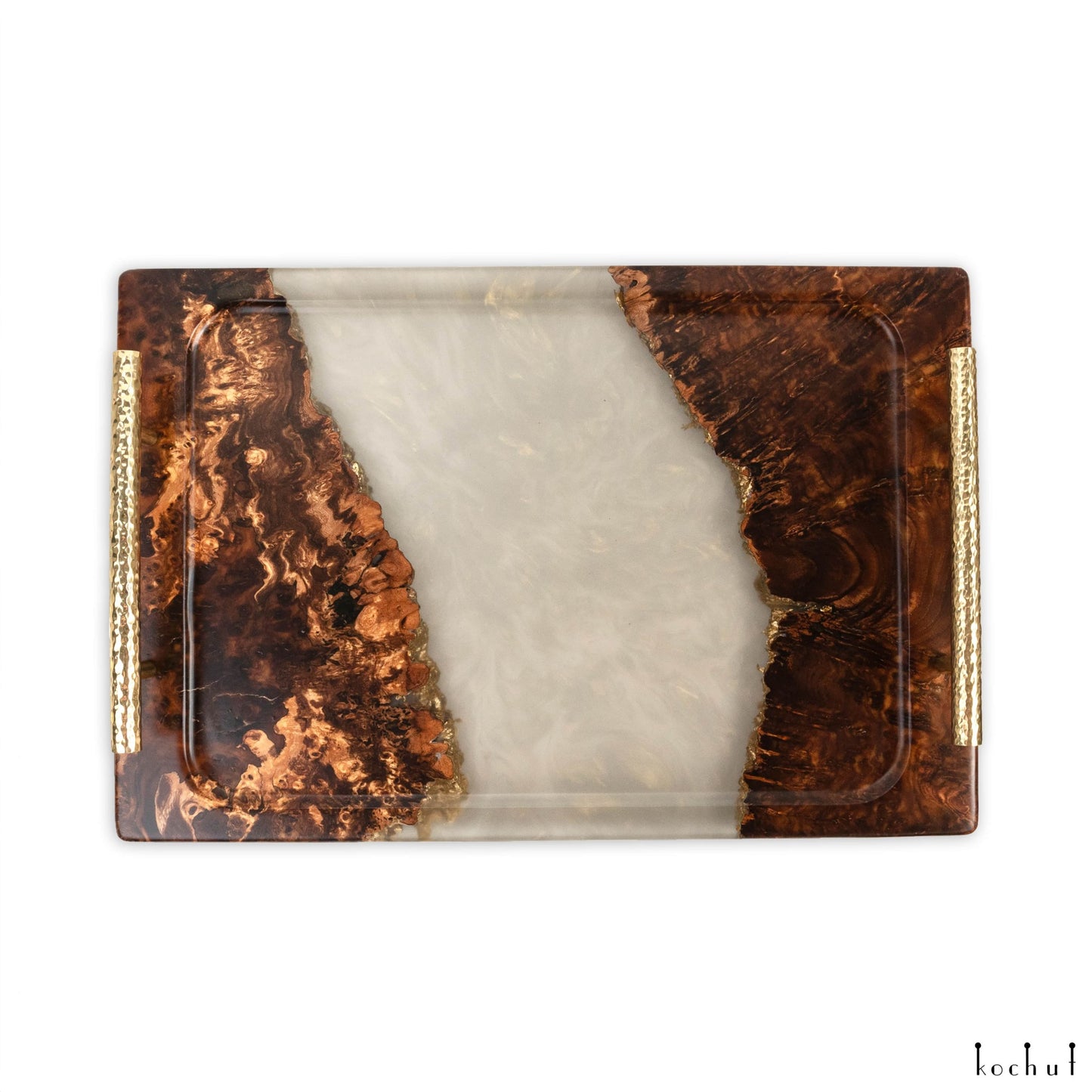 Luxor – Couchtisch aus Holz und Epoxidharz