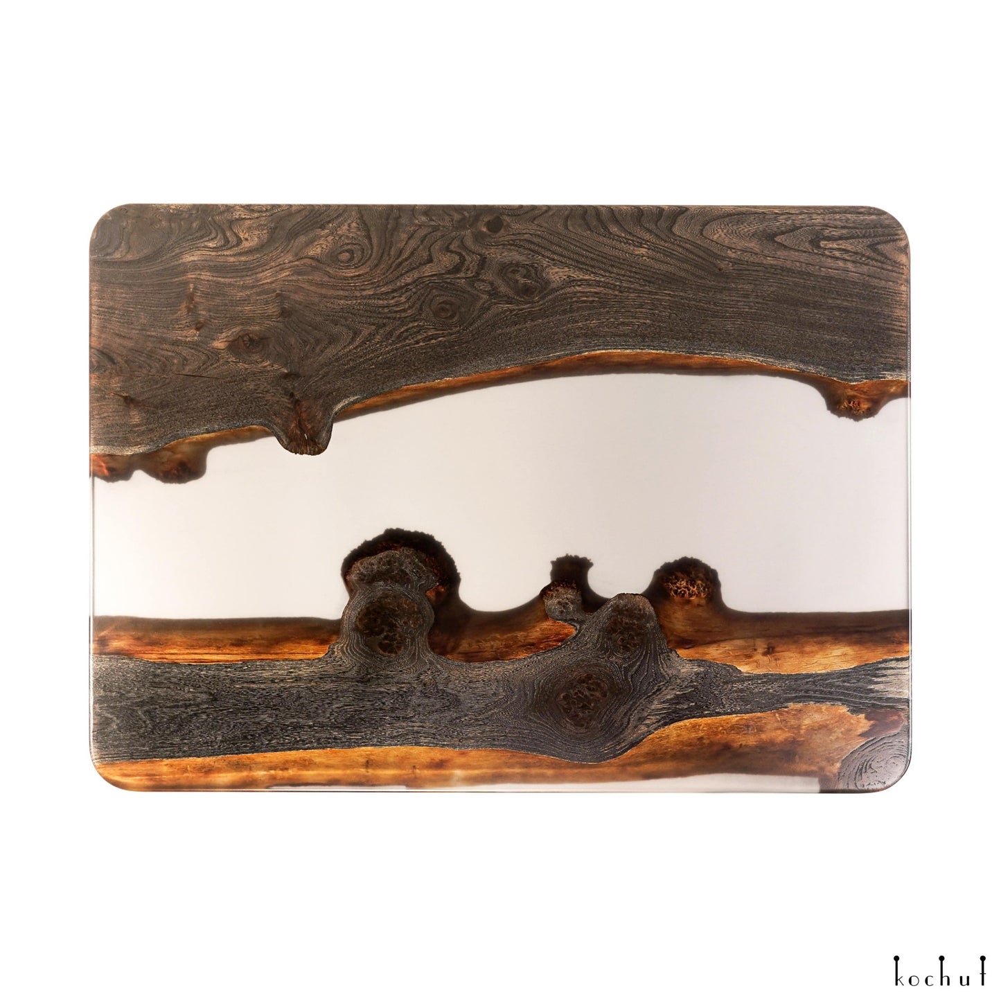 Luxor – Couchtisch aus Holz und Epoxidharz