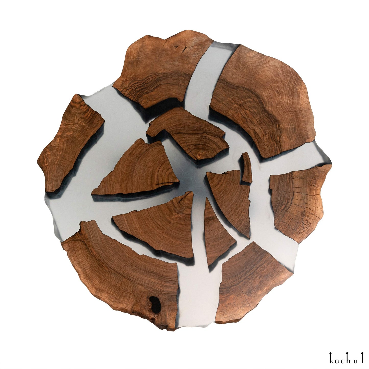 Neuschottland – Couchtisch aus Holz und Epoxidharz