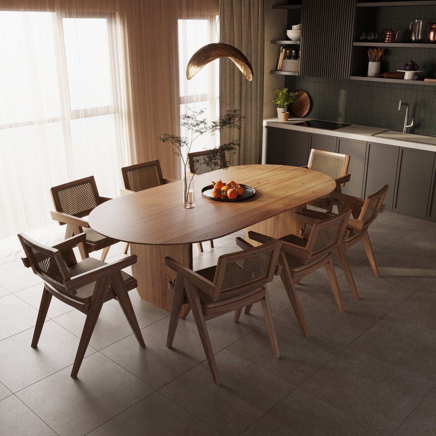 Ascania — Holztisch für den Essbereich