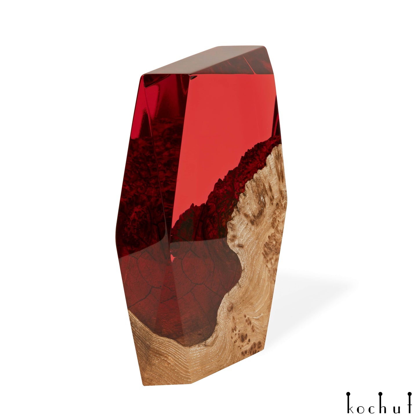 Kristall-Element. Feuer — dekorativer Kristall