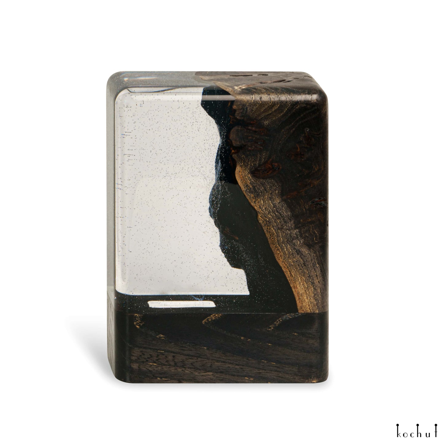 Milky Way — dekorative Lampe aus Holz und Epoxidharz