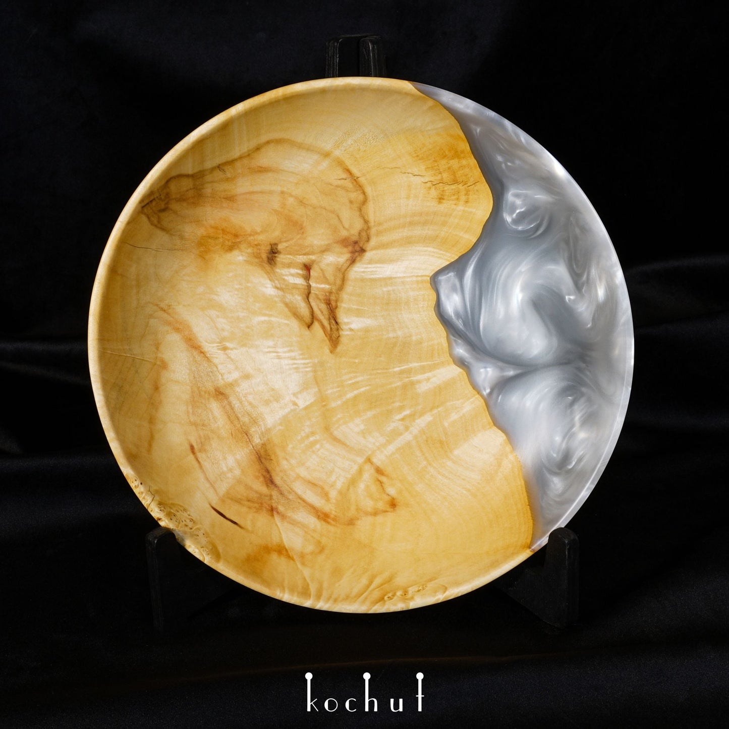 Satori. Platinum — dekoratives Tablett. Größe: M (340 mm)