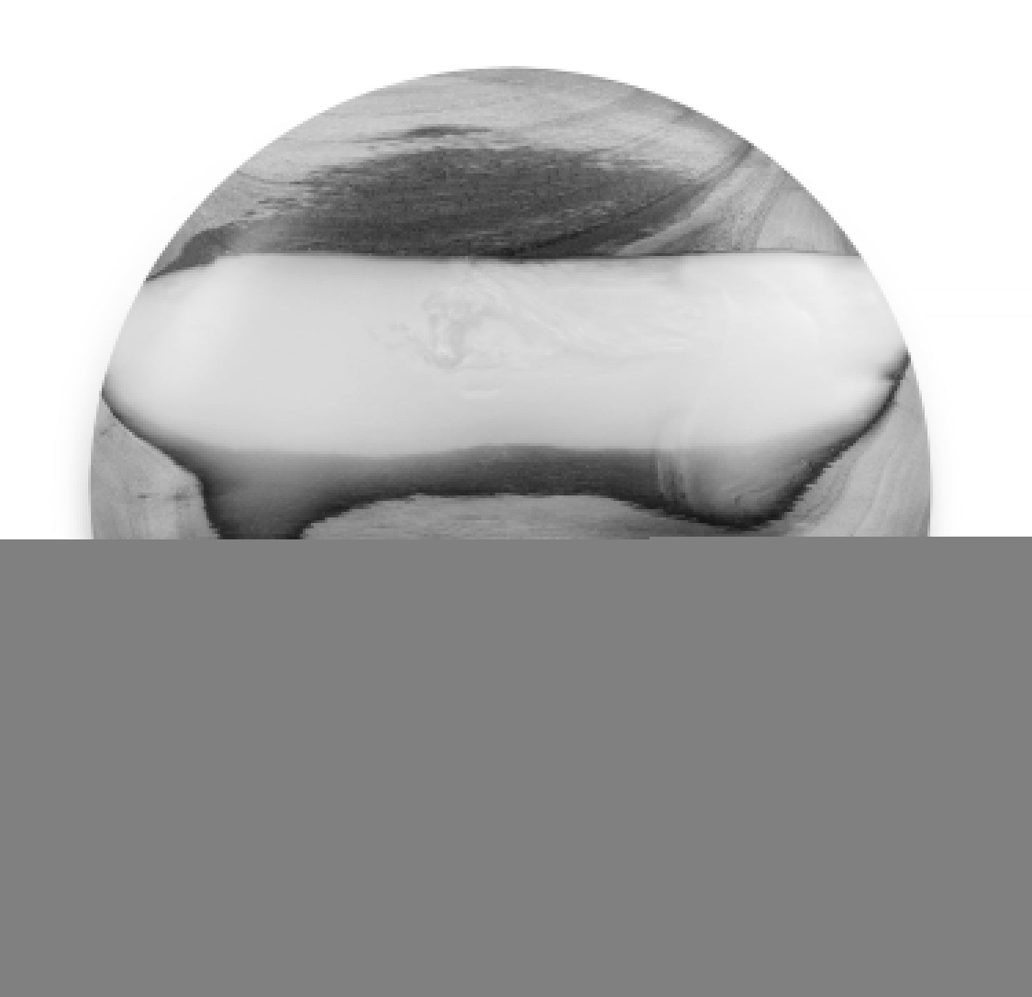 Satori. Platinum — Dekorationsplatte. Größe: S (290 mm)