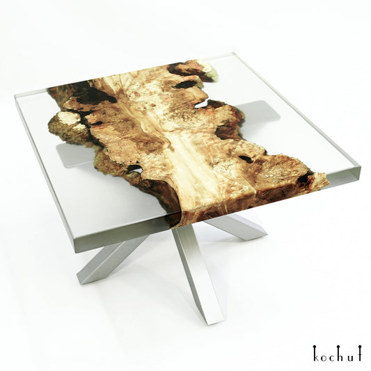 Soulwood — Holz- und Epoxidharz-Couchtisch