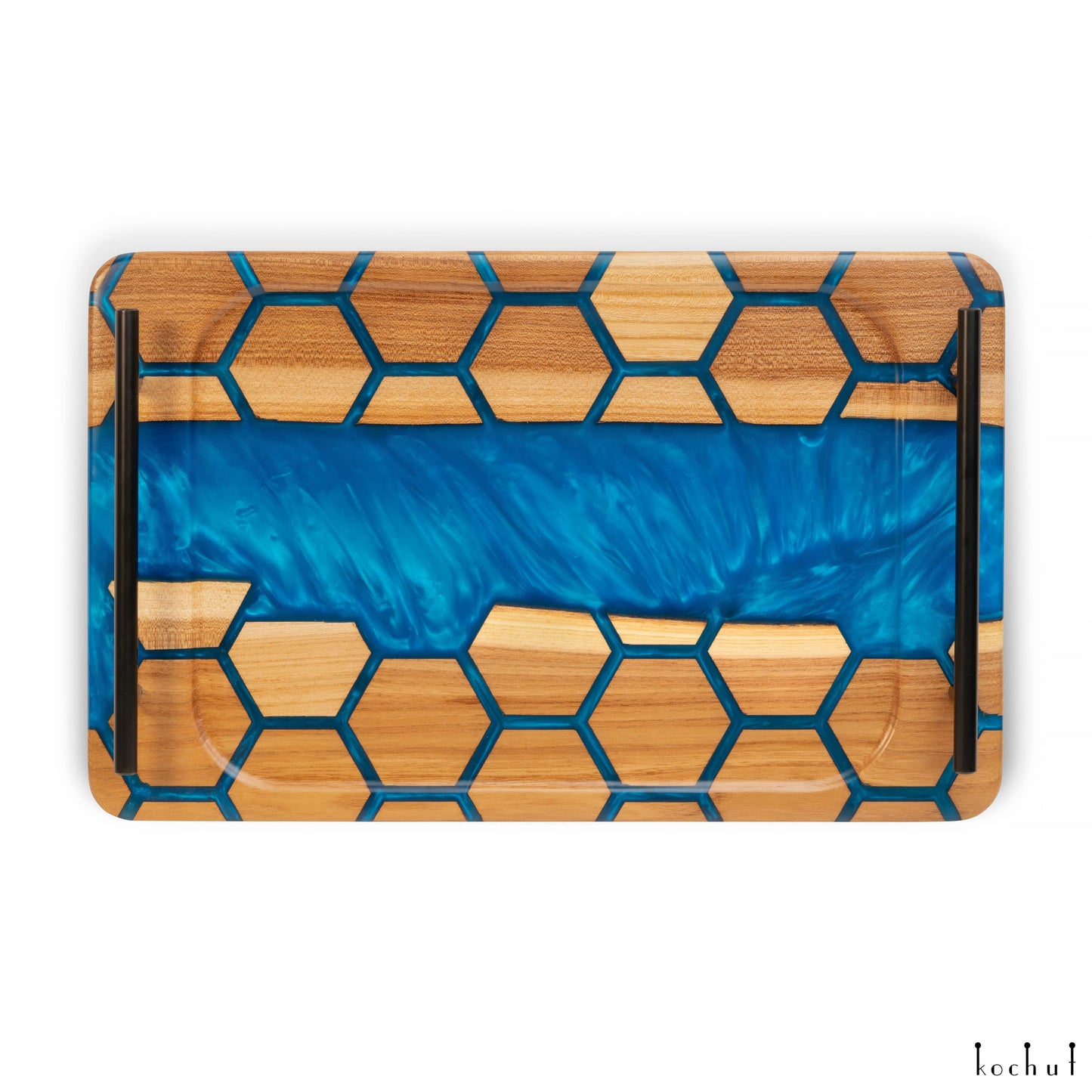 Bienenwaben. Saphir — Serviertablett