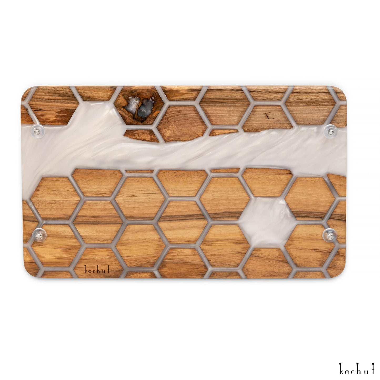 Bienenwaben. Platin — Serviertablett