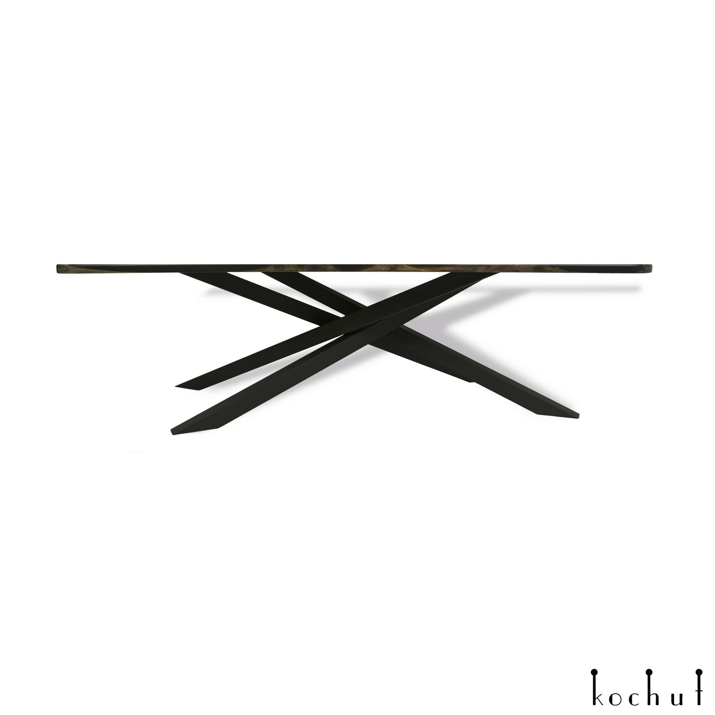 Condor — Esstisch aus Holz und Epoxidharz