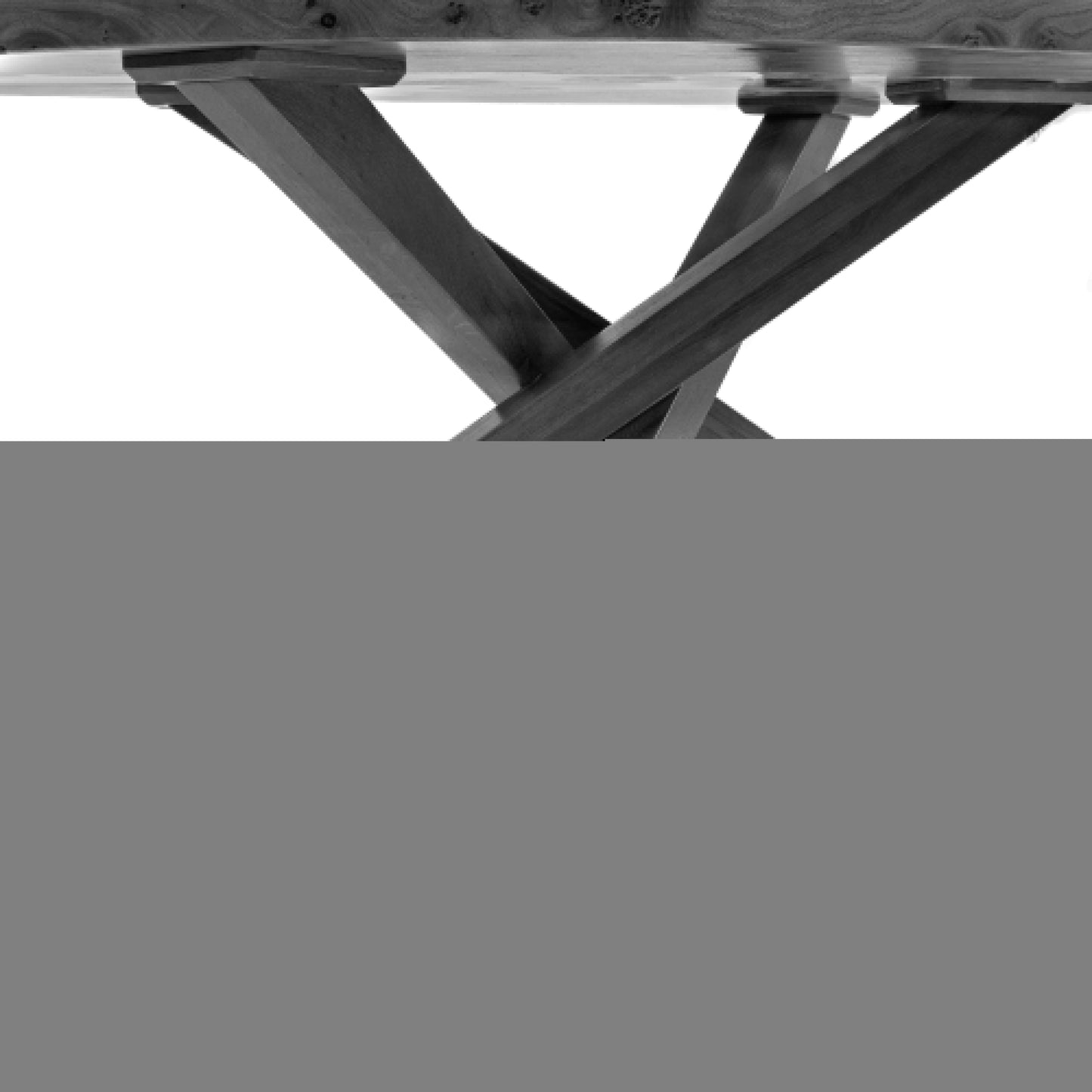 Touch of Sandal — Esstisch aus Holz und Epoxidharz