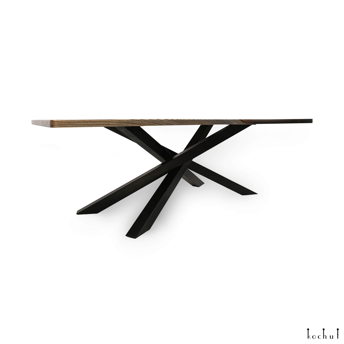 Da Vinci — Esstisch aus Holz und Epoxidharz