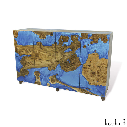 Renaissance — Holz- und Epoxidharz-Schrank