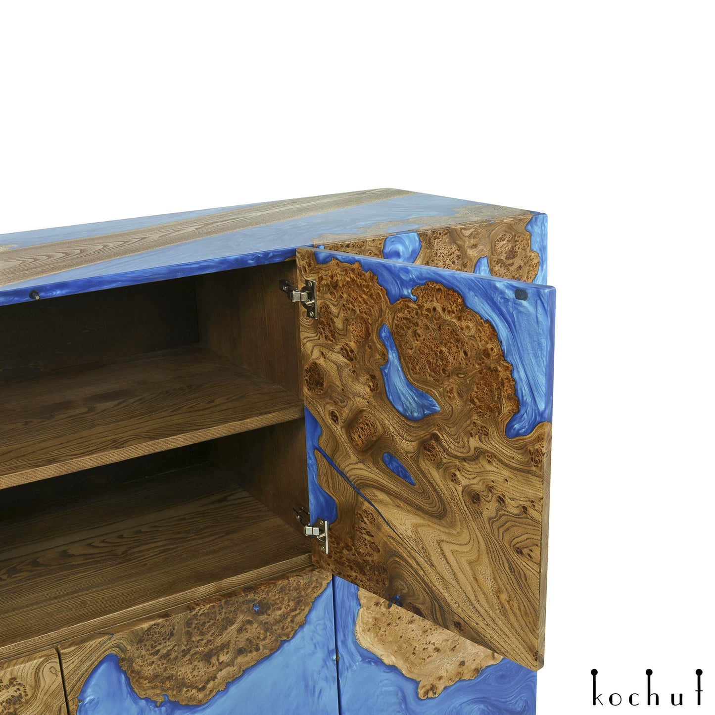 Renaissance — Holz- und Epoxidharz-Schrank