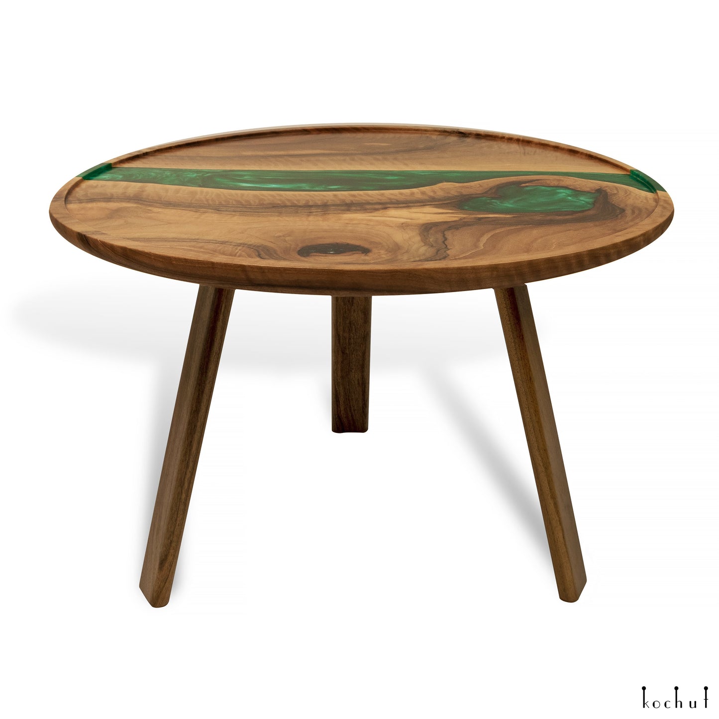 Taira. Jade-Horizont — Holz- und Epoxidharz-Couchtische