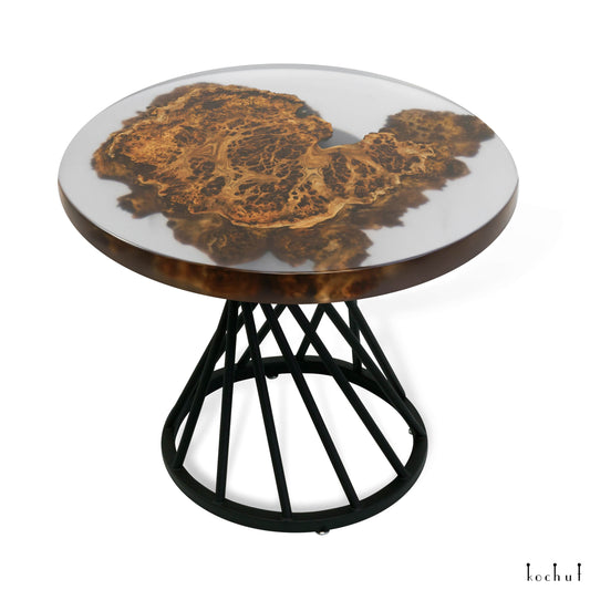 Ararat — Holz- und Epoxidharz-Couchtisch