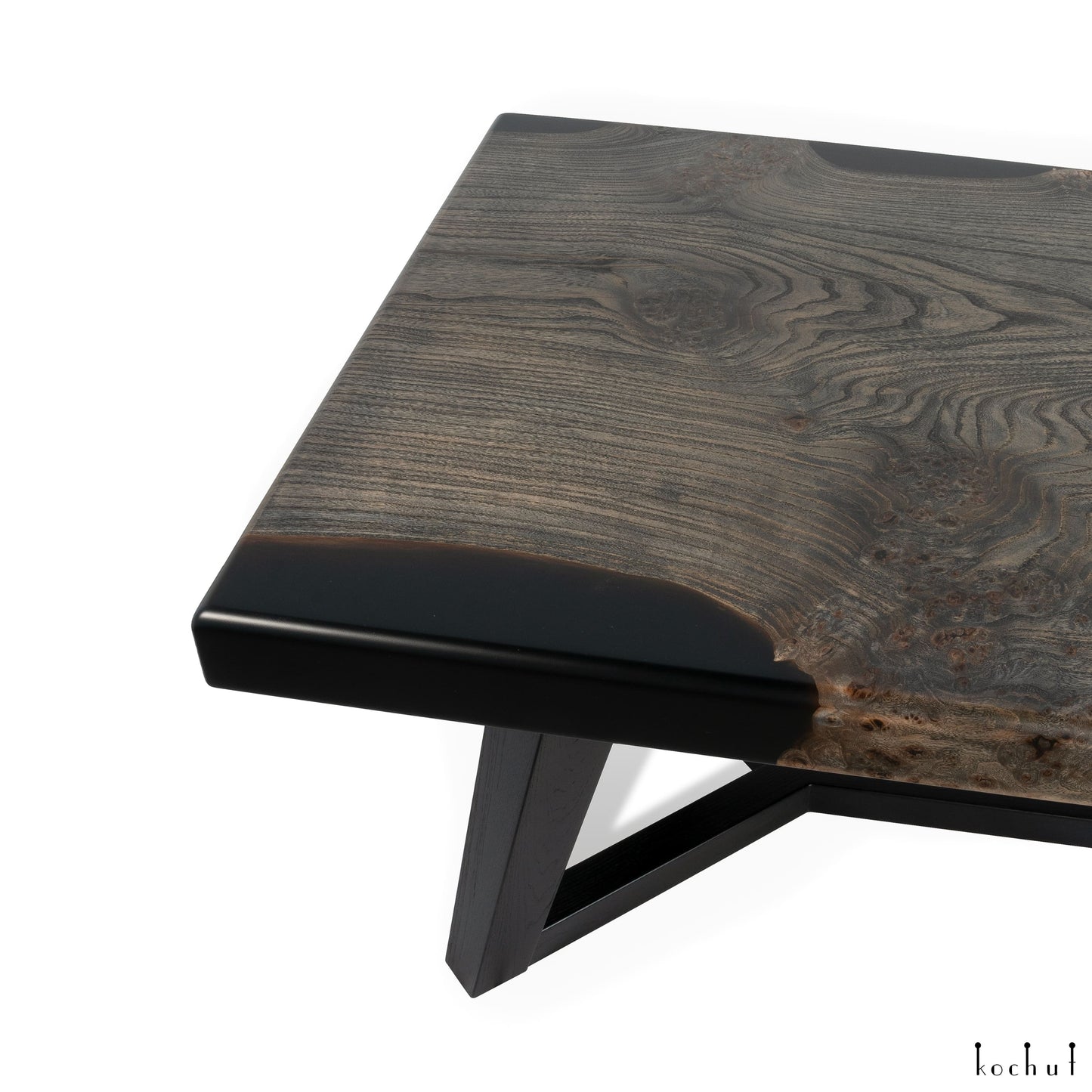 Condor — Holz- und Epoxidharz-Couchtisch