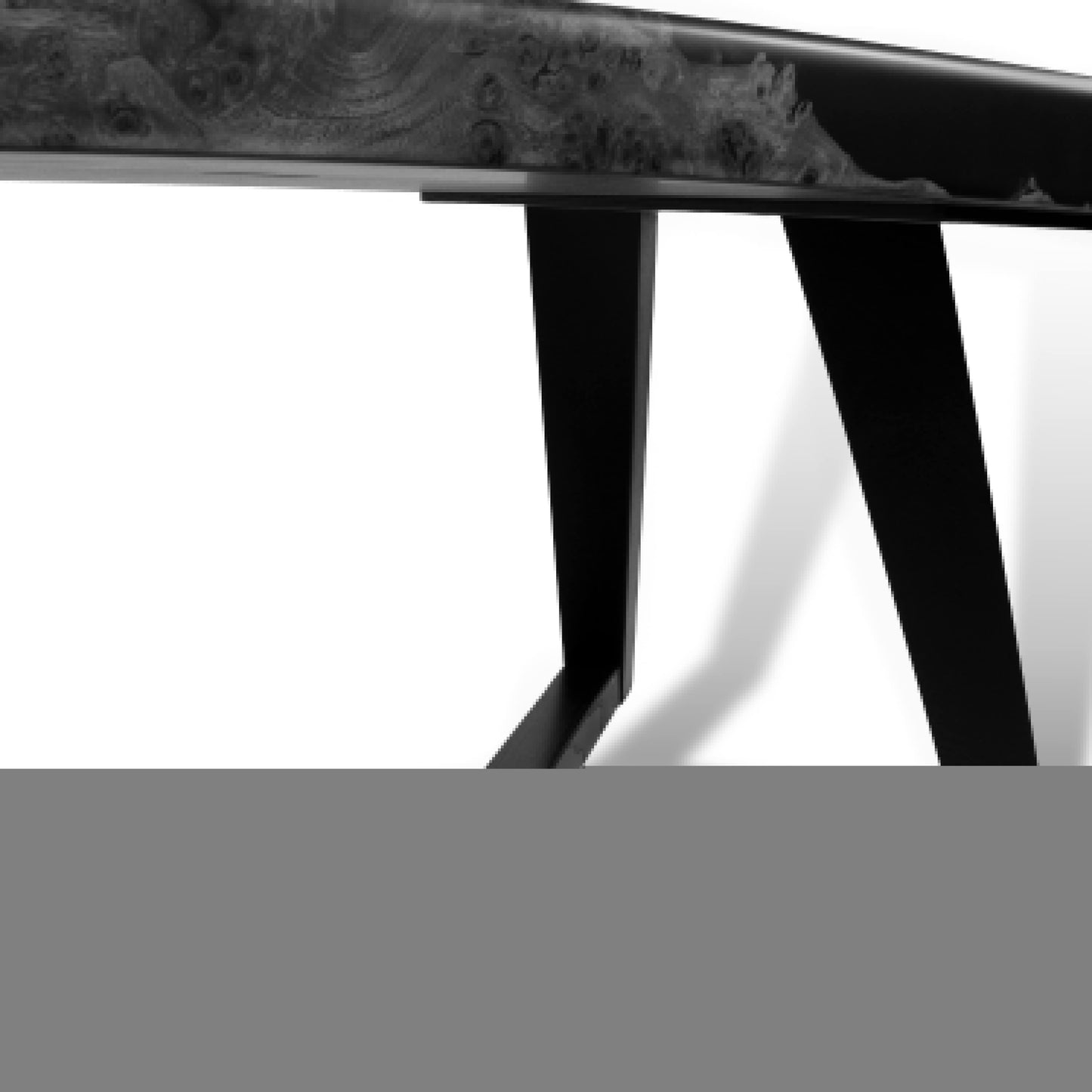 Condor — Holz- und Epoxidharz-Couchtisch
