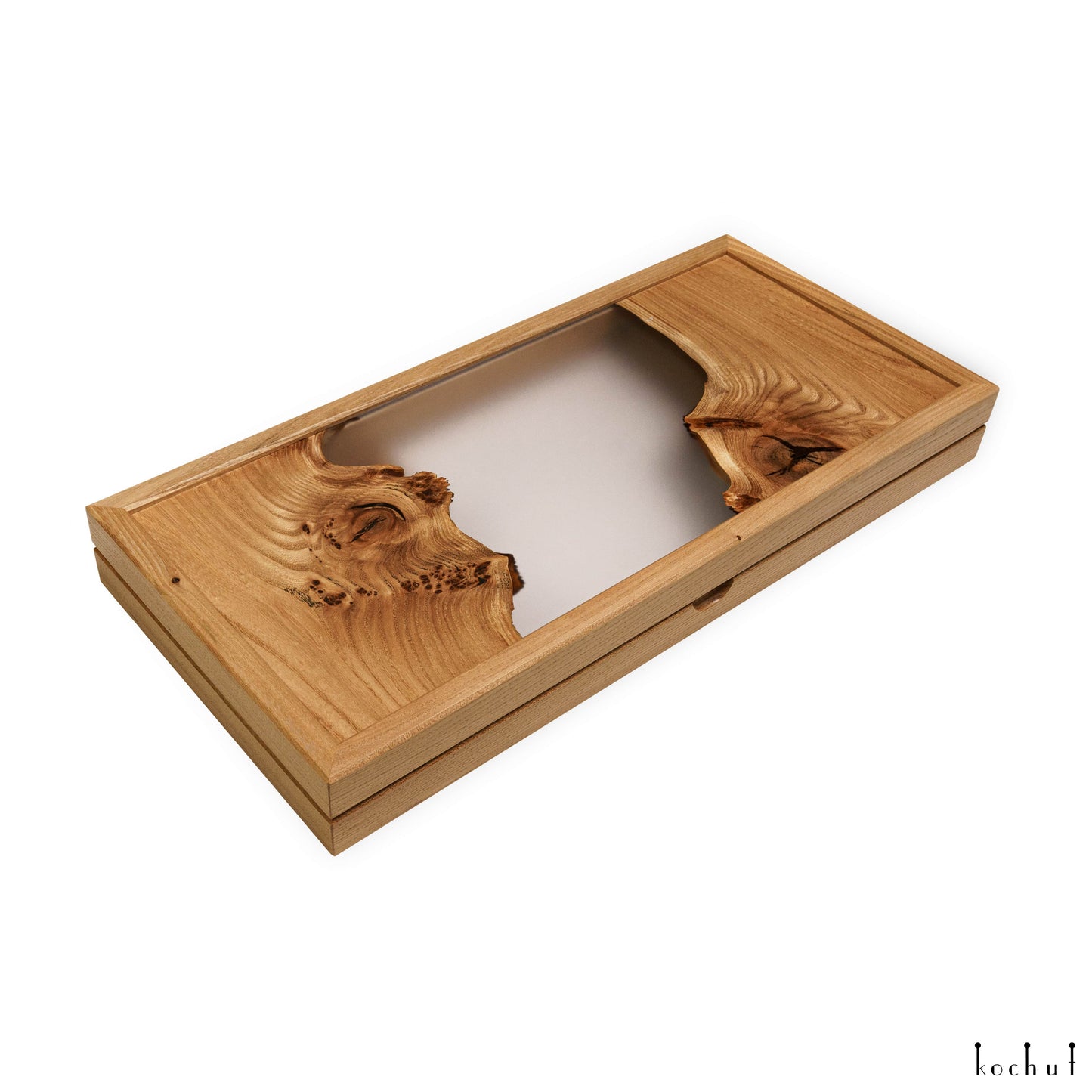 Dao. Atem des Windes — Backgammon aus Holz und Epoxidharz