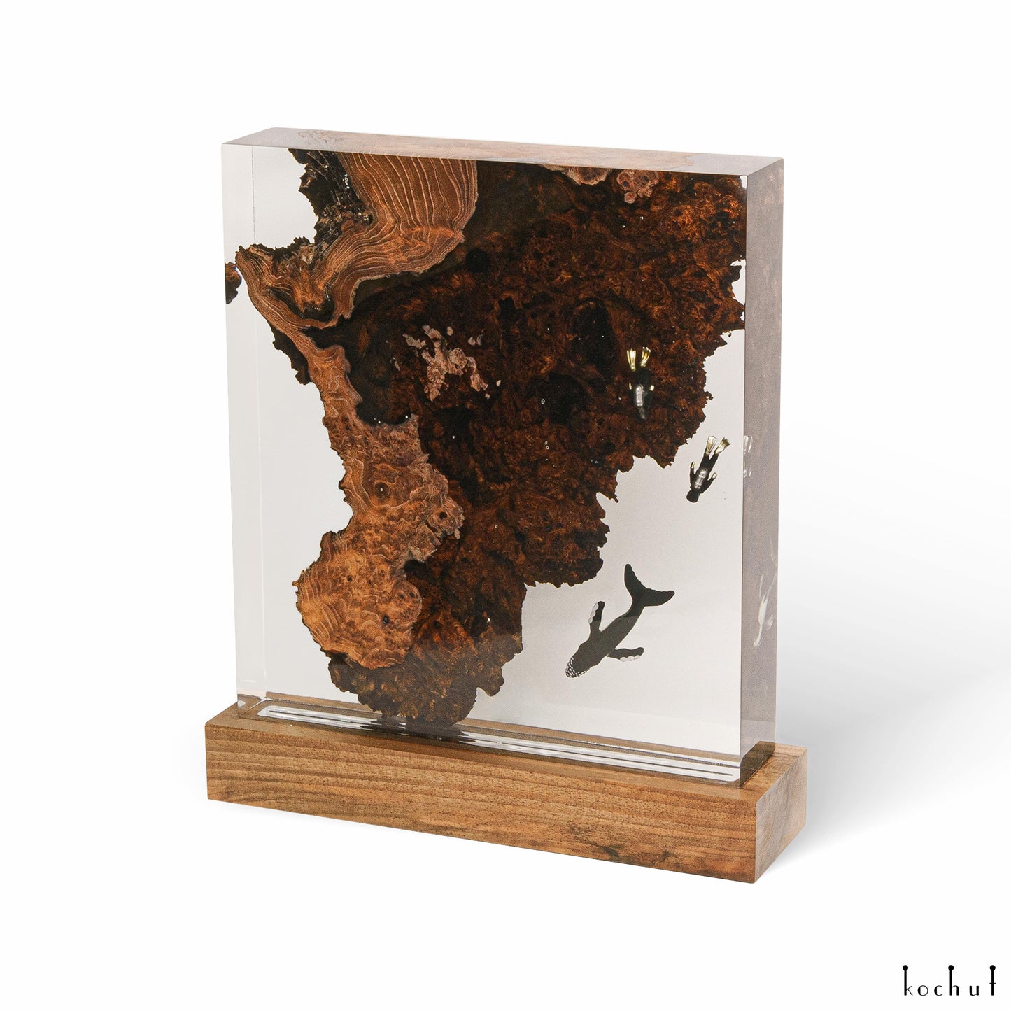 Cousto — Holz- und Epoxidharz-Dekorationslampe