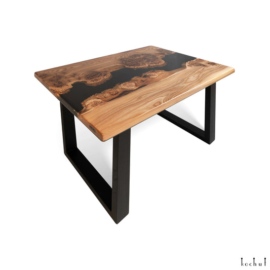 Era — Esstisch aus Holz und Epoxidharz