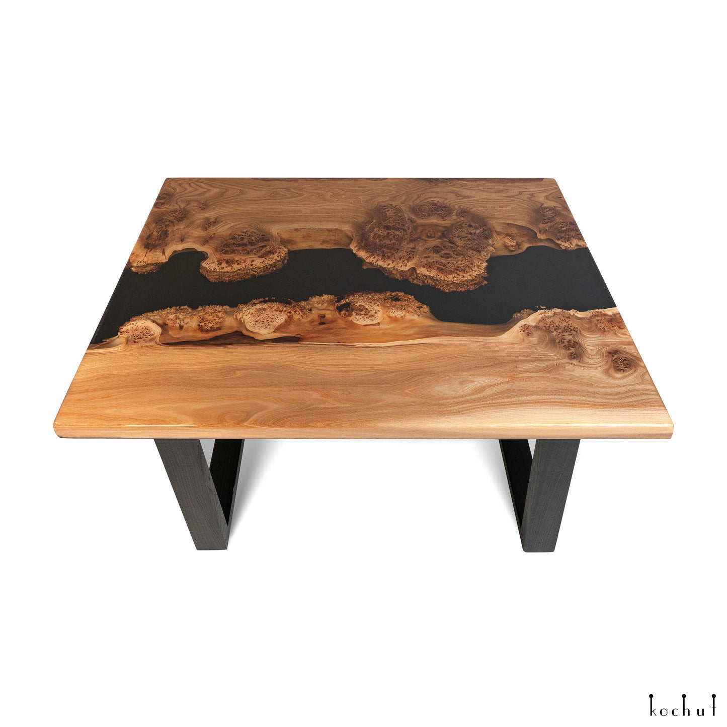 Era — Esstisch aus Holz und Epoxidharz