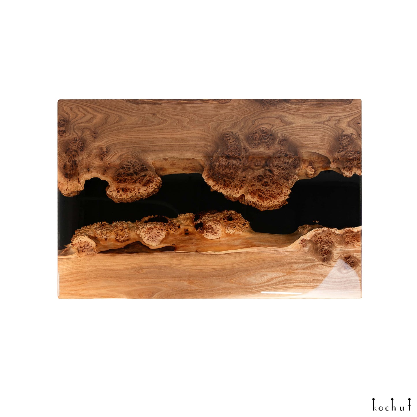 Era — Esstisch aus Holz und Epoxidharz