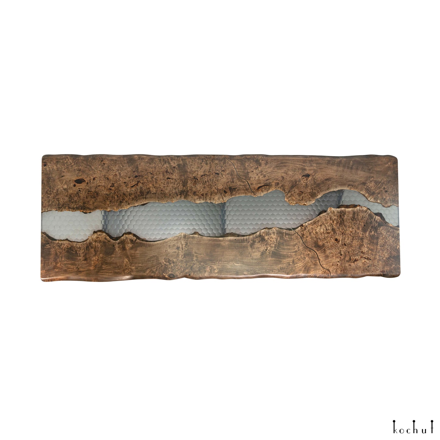 Babylon — Holz- und Epoxidharztisch