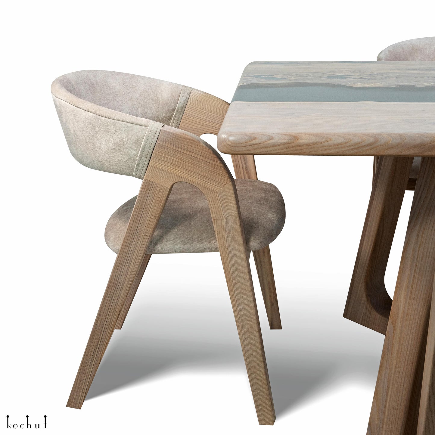 Alliance — Holz- und Epoxidharztisch
